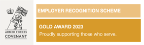 Armed Forces Covenant - Employer Recognition Scheme - Gold Award 2023